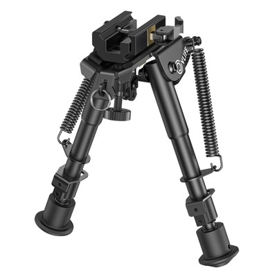 CVLIFE 6-9 Inches Rifle Bipod with Quick Release Adapter for Picatinny Rail