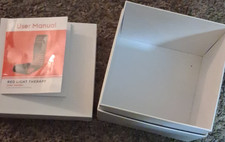 Adjustable Red Light Therapy Back Pad Black with Power Adapter