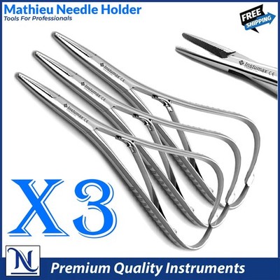 Mathieu Ligature Pliers Bracket Removing Needle Holder Orthodontic Hemostats