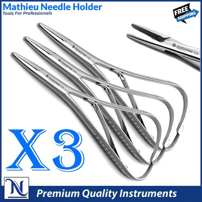 #ad #ad Mathieu Ligature Pliers Bracket Removing Needle Holder Orthodontic Hemostats $72.91