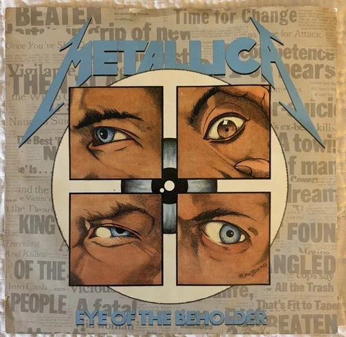 RARE! Metallica - Eye of the Beholder 7" Single Pic Sleeve EXCELLENT Vinyl