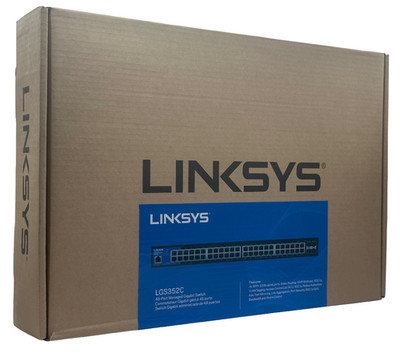 Linksys LGS352C-EU 48-Port Gigabit Managed Netzwerk-Switch  4  10G-Uplink-SFP +