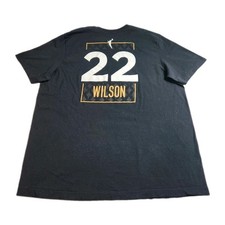 Nike Las Vegas Aces A'ja Wilson WNBA T-Shirt Adult XL Black Short Sleeve Top Tee