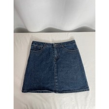 American Eagle Outfitters Denim Mini Skirt Dark Wash 100 Cotton Size 2 Y2K 90's