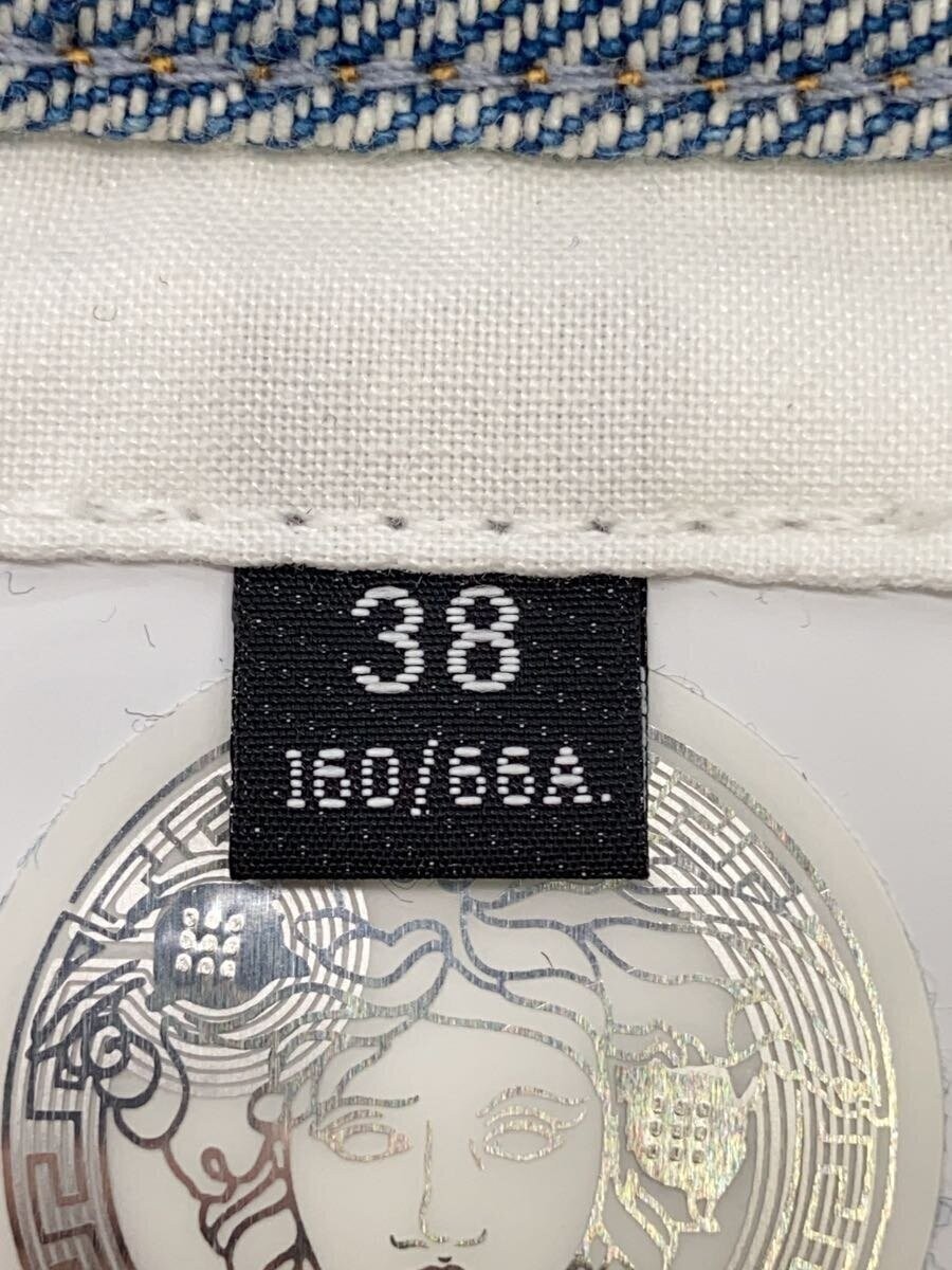 VERSACE Skirt, Size 38, Cotton, Blue, Solid Color, 1007428, 1A04899 thumbnail 5