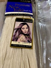 Outre Premium New Yaki Human Hair Extensions Color 613 14" Tangle Free NWT