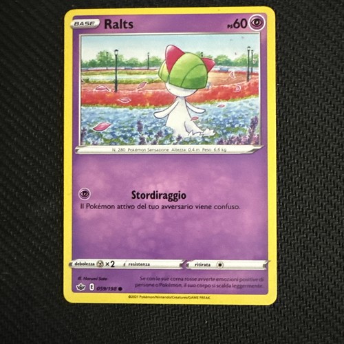 RALTS 059/198 in Italiano POKEMON Regno Glaciale