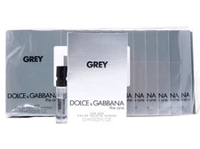D&G DOLCE & GABBANA THE ONE GREY EDT 1.5ml .05fl oz x 12 COLOGNE SPRAY SAMPLES