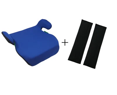 Autokindersitz blau + Gurtpolster ECE R129 Kinder Autositz 070408+074006
