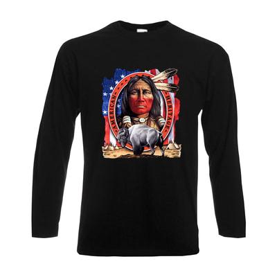 Longsleeve American Heritage, Indianer langarm Funshirt USA S-6XL (AIM00124)