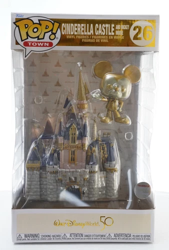 Funko Pop Town: Walt Disney World 50th - Cinderella Castle And Golden Mickey #26