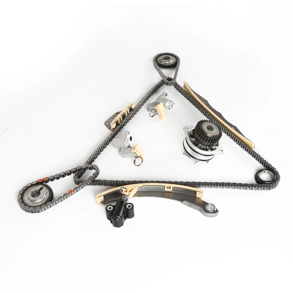 Kit de cadena de distribución bomba de agua para Nissan Frontier Xterra Pathfinder 2005-10 VQ40DE Foto 3 de 4