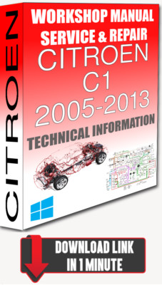 Service Werkstatthandbuch & Reparatur CITROEN C1 2005-2013 +KABEL #QUALITÄT