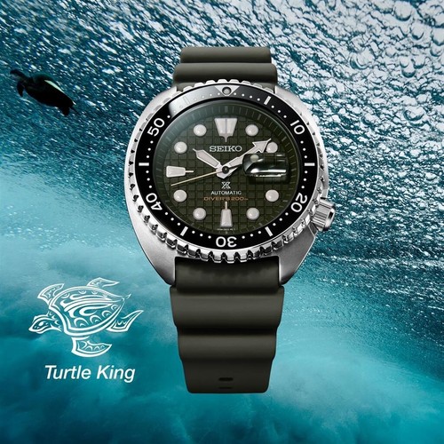 Seiko Prospex- SRPE05K1 SAPPHIRE GLASS GREEN SILICONE BAND 29665200495 |  eBay