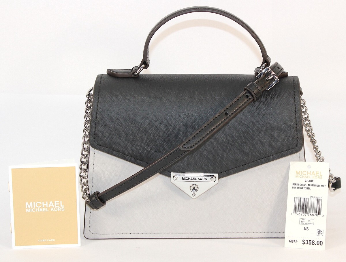 NEW Michael Kors Grace Medium Top Handle Satchel Crossbody