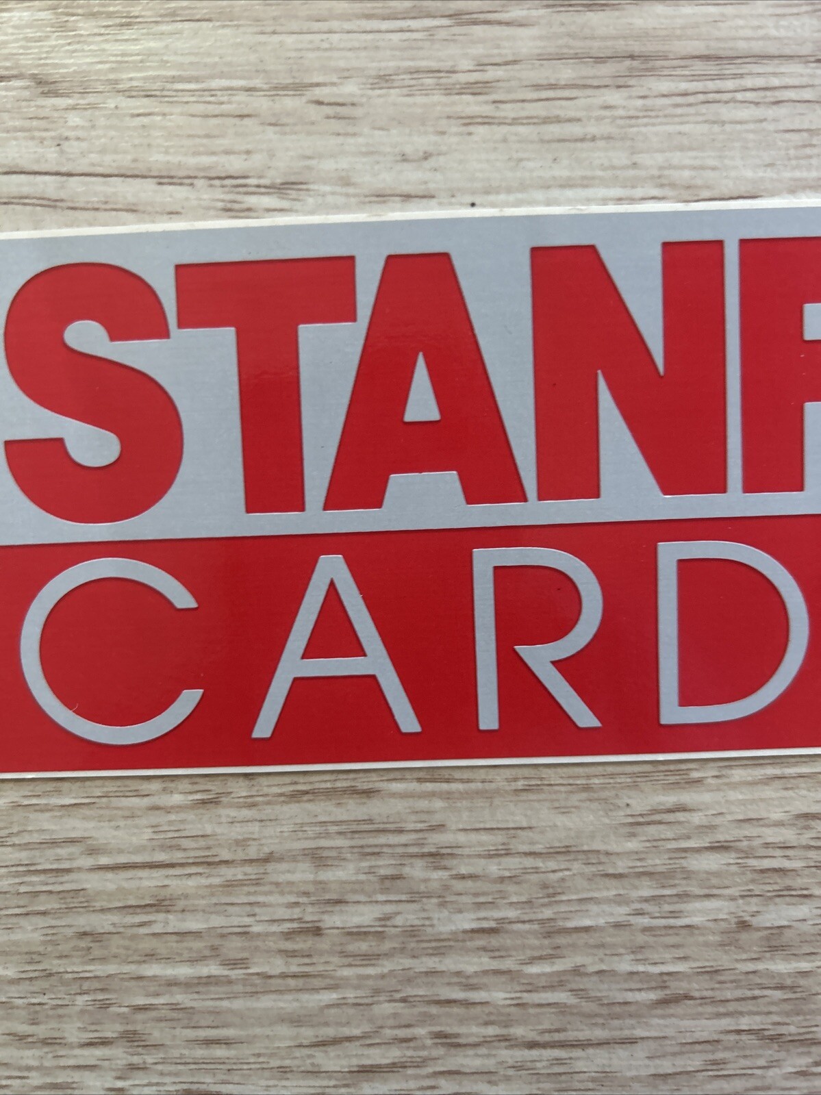 ORIGINAL STANFORD UNIVERSITY FOOTBALL Decal Stickers Imprinted Products VTG