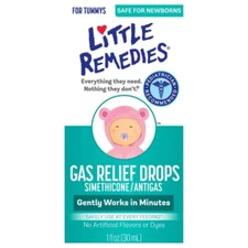 Little Remedies Gas Relief Drops Dye Free Gluten Free 1 oz. EX 12/24.