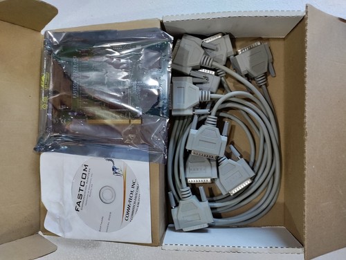 *NEW* COMMTECH FASTCOM 232/8-PCI EIGHT CHANNEL RS-232 ADAPTER CARD - Picture 2 of 5