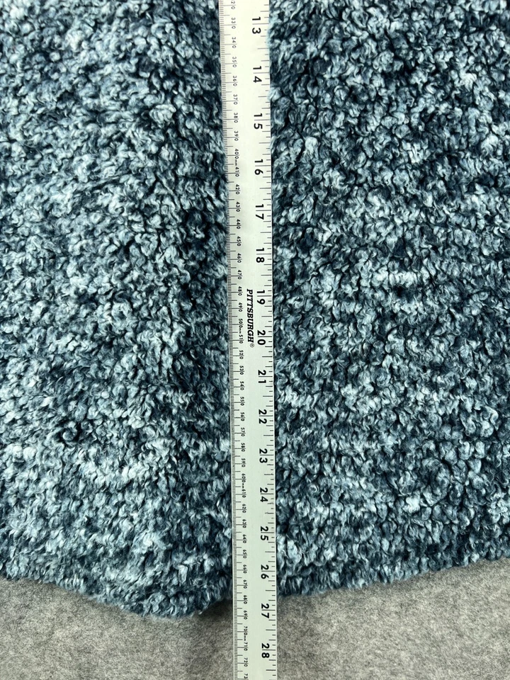 Suéter Lee Riders Sherpa Mujer Mediano Azul Blanco Cuello Simulado Manga Larga Foto 3 de 4