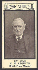 WEBB & RASSELL - WAR PORTRAITS - #2 RT HON H H ASQUITH, BRITISH PRIME MINISTER