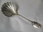 GORHAM LILY/ LILY OF THE VALLEY/88 STERLING SILVER SERVING SPOON 8 3/4" MONO