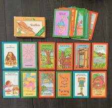 Shufflers Card Game by Current 32 Educational Cards Learning Parts to Sentences