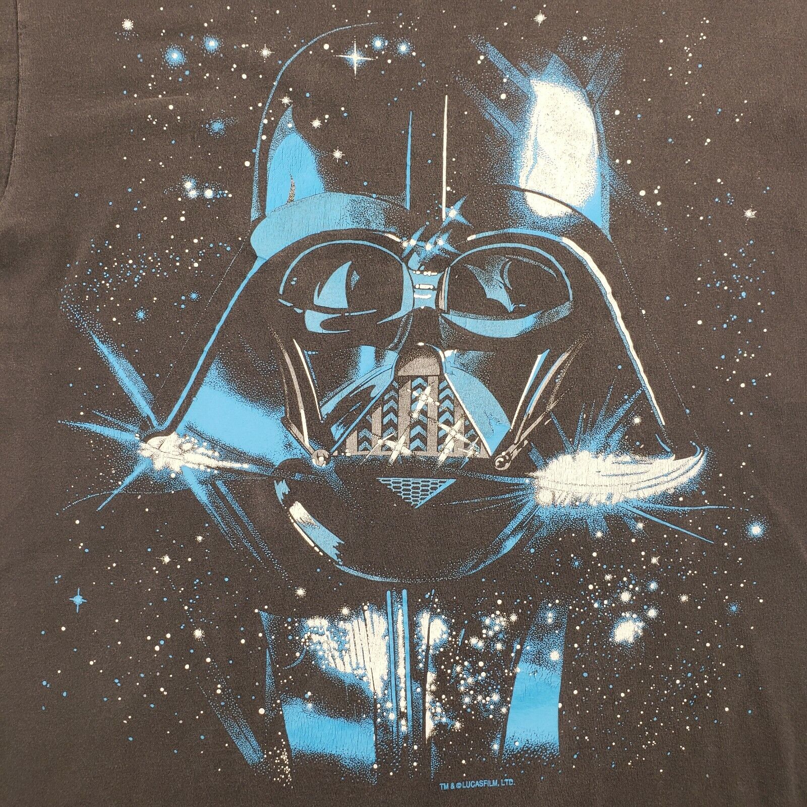 Vintage 90s Star Wars Darth Vader Galaxy Dark Side Shirt Single Stitch  Medium