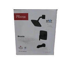 Pfister Bruxie 1-Handle Tub and Shower Faucet in Matte Black Valve Included