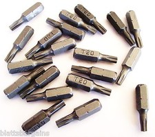 20 ENKAY 1" T20 TORX STAR SCREW BITS SCREWDRIVER DRILL TIPS 3365