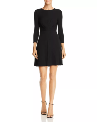 fit and flare dresses black Bell Sleeve Dress - Black