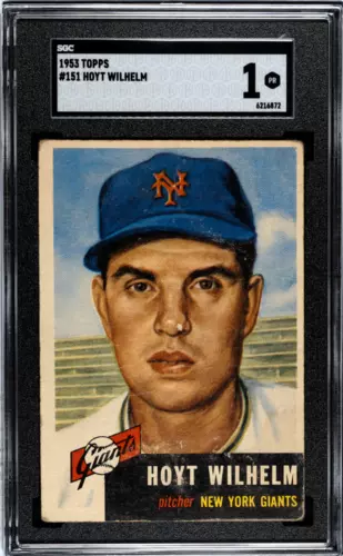 1953 Topps Hoyt Wilhelm #151 SGC 1