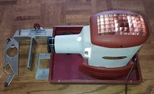 VTG Ampro Chicago Slide Projector Changer Ampromatic 500 Airequipt Carrying Case