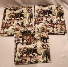 New Lot 3 DINOSAUR Pillow Covers Custom Made 18x18 Throw Pillows Trex