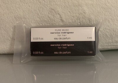 Narciso Rodriguez For Her EDP+ Pure Musc EDP Sample Vial Duo Set 0.03 oz / 1 ml