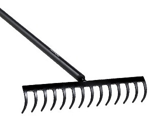 Rastrello Fiskars Solid 14 Denti 154cm Acciaio | Attrezzi Giardino