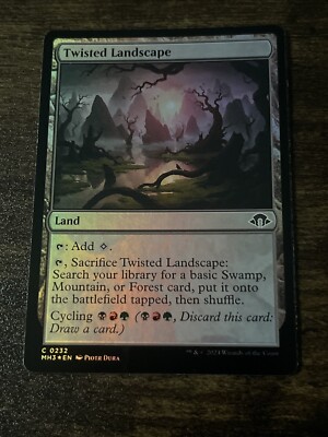 Twisted Landscape Foil 0232 Modern Horizons 3 MH3 MTG Magic The