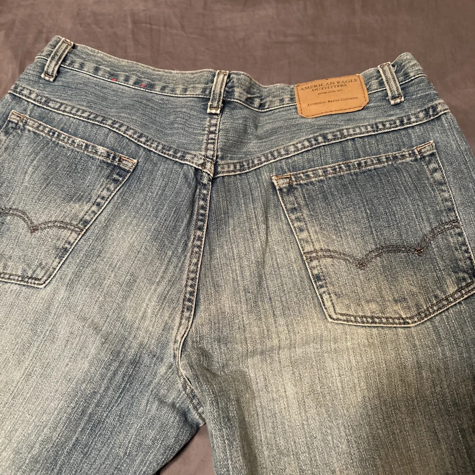 Vintage 2001 AE Bootcut azul claro 33x32 (usado una vez) Foto 4 de 4