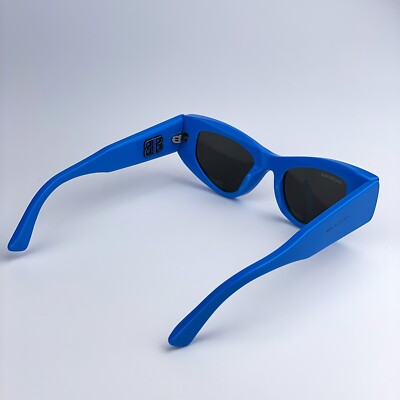Balenciaga Women Sunglasses Blue Grey Cat Eye BB0243S 004  display picture 2