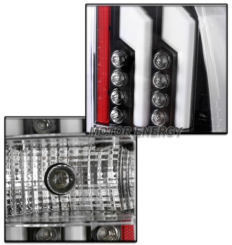 For 15-20 Chevy Suburban Tahoe LED Tail Brake Lights Lamp Black Left+Right Pair - Bild 3 von 4