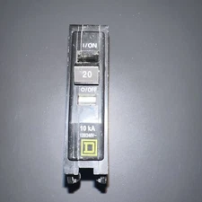 Square D By Schneider Electric  QO 20-Amp Single-Pole Circuit Breaker (Lot Of 1)