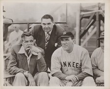 BABE RUTH NEW YORK YANKEES BASEBALL LEGEND HOF PORTRAIT 1950s Orig Photo 606