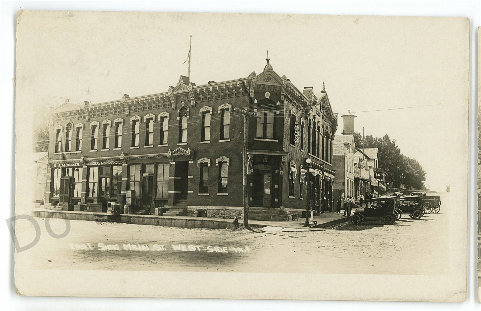 RPPC Main Street Bank WESTSIDE IA West Side 1918 Iowa Real Photo Postcard eBay