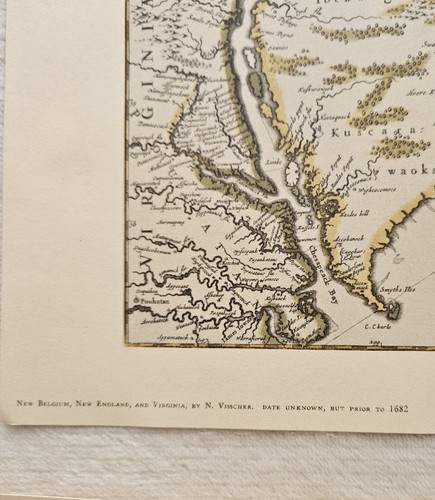Lot Vintage Deko-Karten 15-16. Jahrhundert: Asien, Kanada Heiliges Land, Neu Belgien - Bild 5 von 19