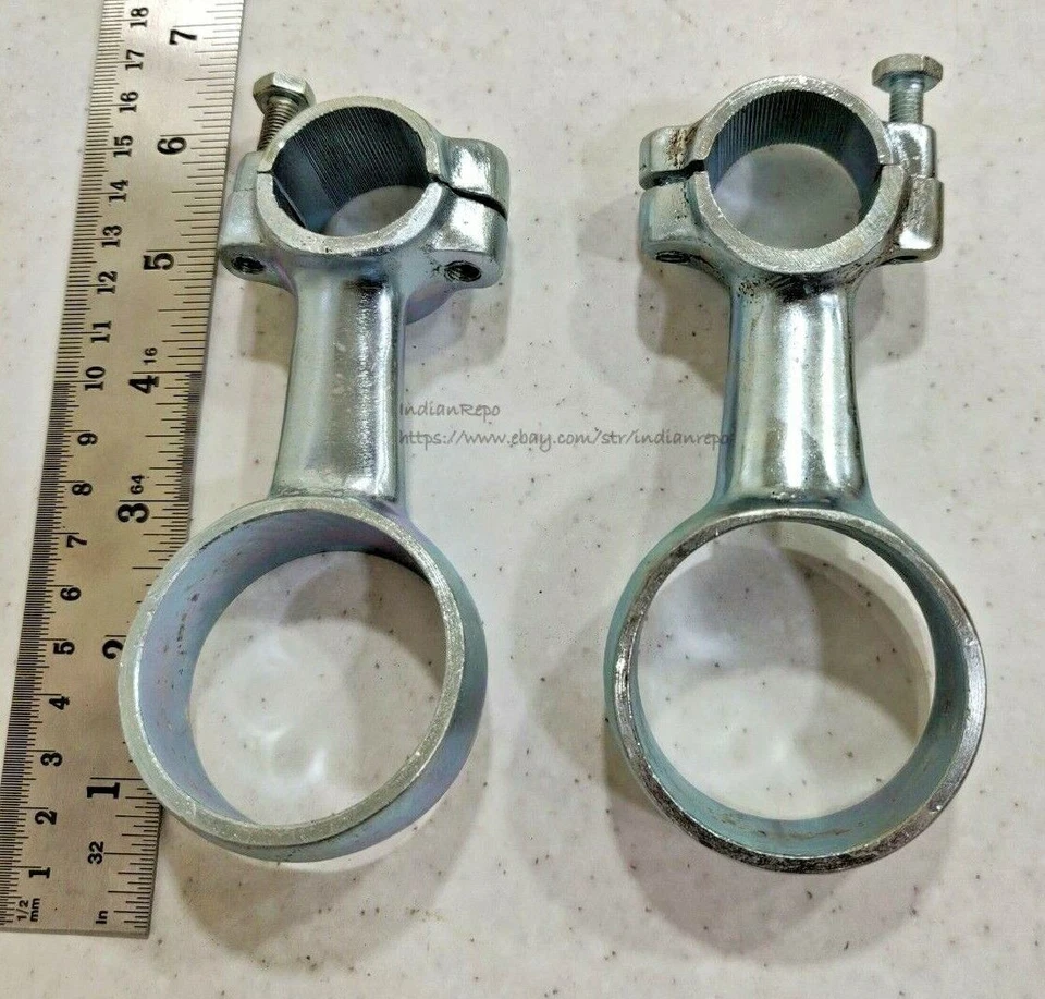 Elevador de barra de manillar para motocicleta Indian Chief 1946-48, número de pieza: 556007 Foto 2 de 4