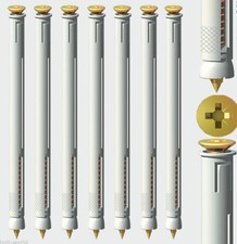 M8 X 140mm MASONRY NYLON WINDOW FRAME ANCHORS - NYLON RAWL PLUG & SCREW