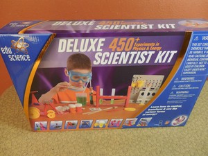 Edu Science Deluxe Scientist Kit 450 Experiments Physics Energy Ebay