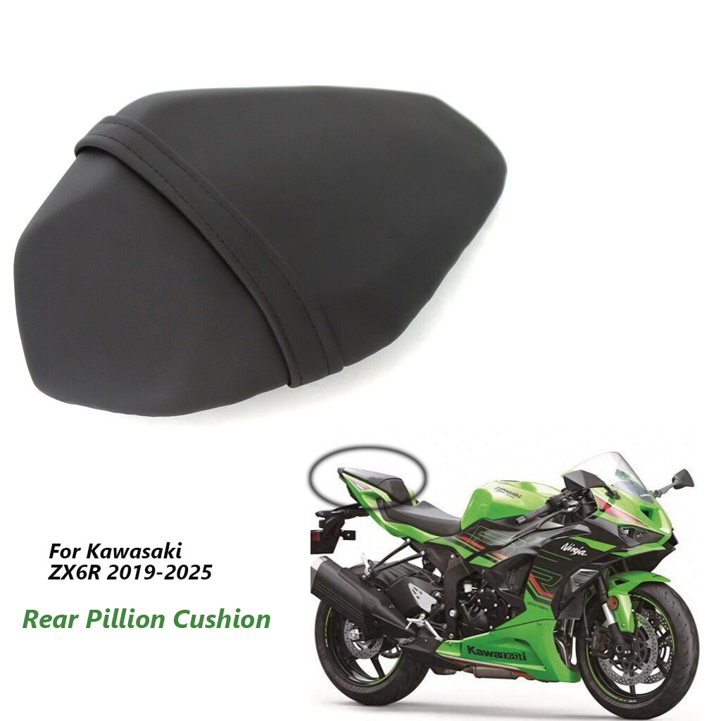 Rear Passenger Seat Cushion Pad For Kawasaki ZX-6R ZX6R 2019-2025