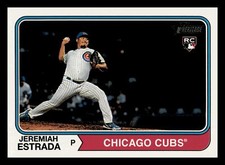 Jeremiah Estrada RC 2023 Topps Heritage #146 Rookie Chicago Cubs Mint