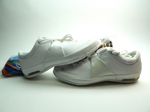 PRE-OWNED NIKE WOMEN'S AIR BOOM II CHEER WHITE NEUTRAL GREY SHOES SIZE 8.5 - Picture 8 of 12