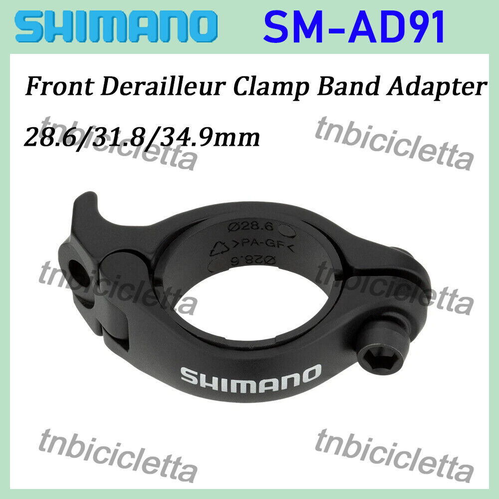 Shimano SM-AD91 Front Derailleur Clamp Band Adapter 28.6mm Shimano SM-AD91 Front Derailleur Clamp Band Adapter 28.6mm
